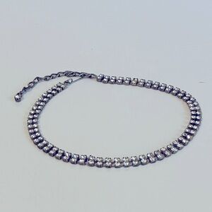 Vintage Adjustable Rhinestone Choker Necklace